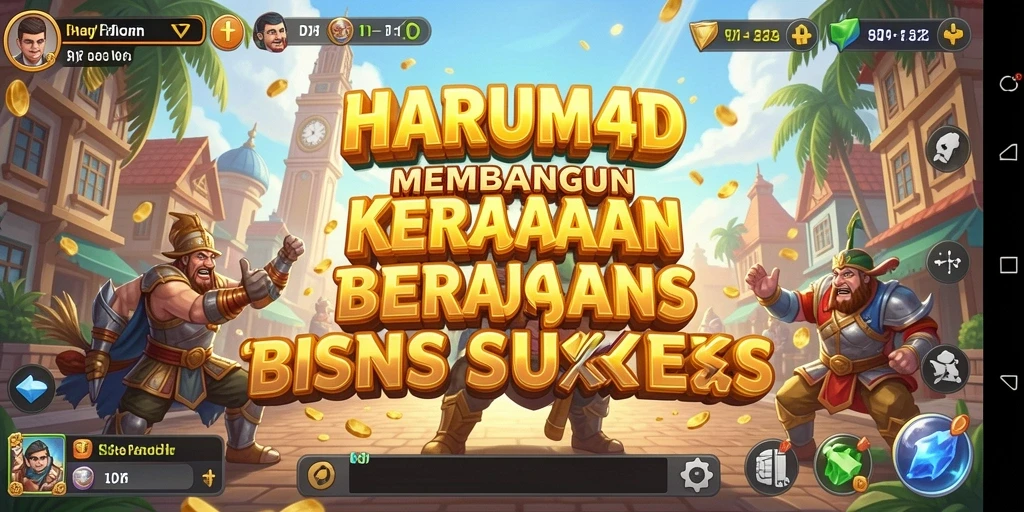 Tampilan menarik dari gameplay HARUM4D yang memukau.