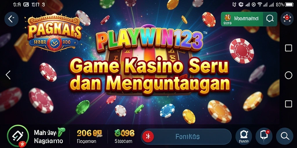 Pengalaman bermain kasino yang mendebarkan dalam screenshot game.